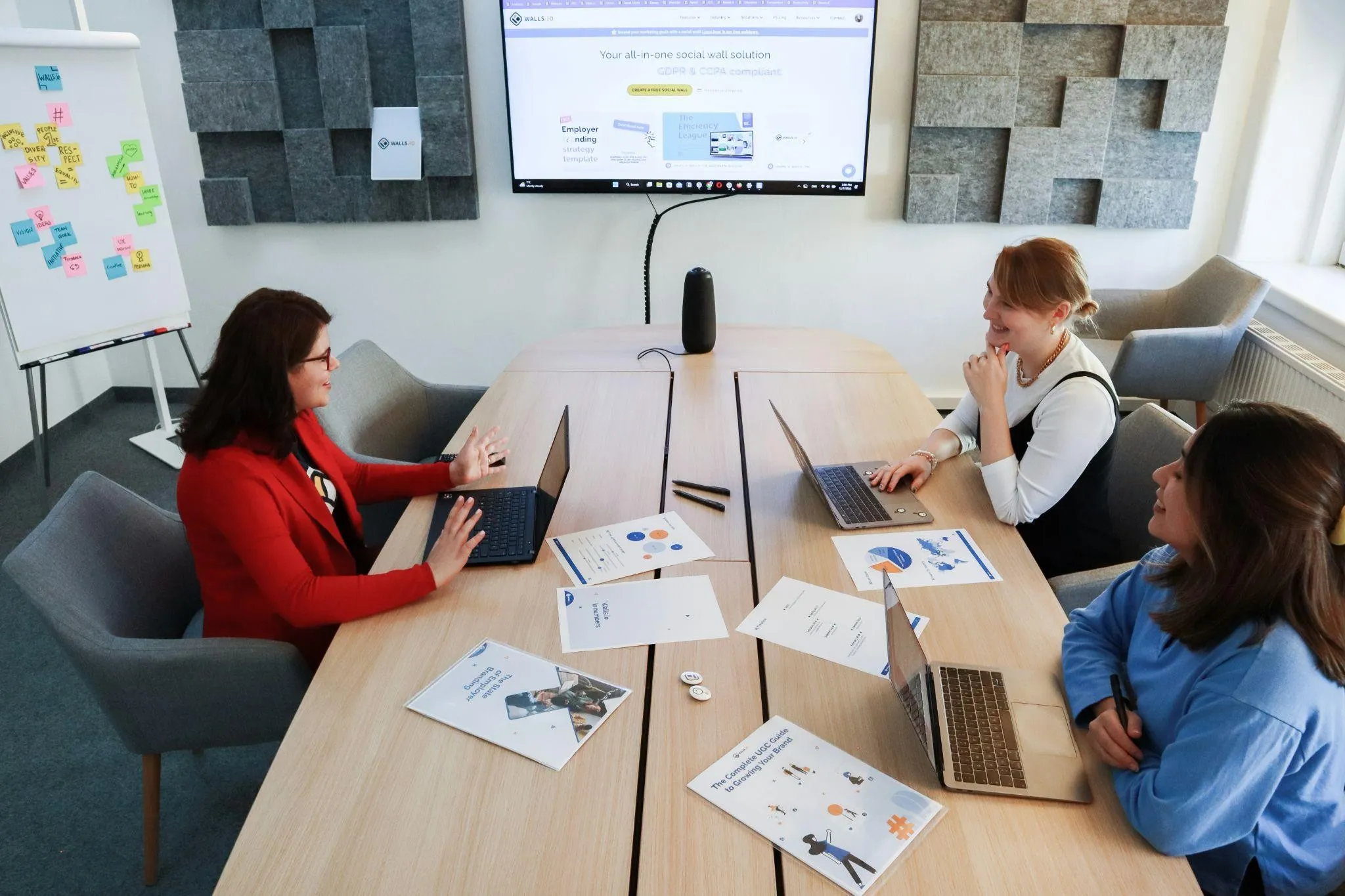 Full-service digital marketing agency team working on business growth strategies.